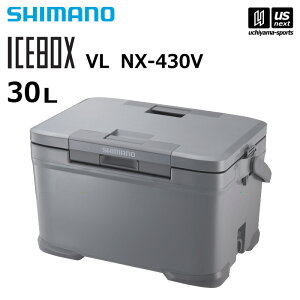 シマノ 【 SHIMANO 】 クーラーボックス アイスボックス ICEBOX VL 30L 【 NX-430V 保冷 クーラー アウトドア キャンプ バーベキュー レジャー 頑丈 釣り グレー 】【あす楽対応】【メール便不可】[自社]