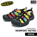 (国内正規品) KEEN キーン メンズ サンダル NEWPORT RETRO ニューポート レトロ 2025年春夏新色 【 1018804 アウトドアサンダル...