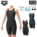アリーナ 【 arena 】 水泳 レディース フィットネス水着 フィットネスワンピーススパッツ ぴったりパッド 2025年春夏モデル 【 AS5SWF02L ...