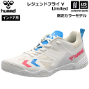 ヒュンメル 【 hummel 】メンズ ハンドボールシューズ インドア用 レジェンドフライ V リミテッド 2023〜24年秋冬限定モデル 【HAS8040 Limited インドア 室内 ワイド 幅広 ホワイト】【あす楽対応 365日出荷】【メール便不可】[物流]