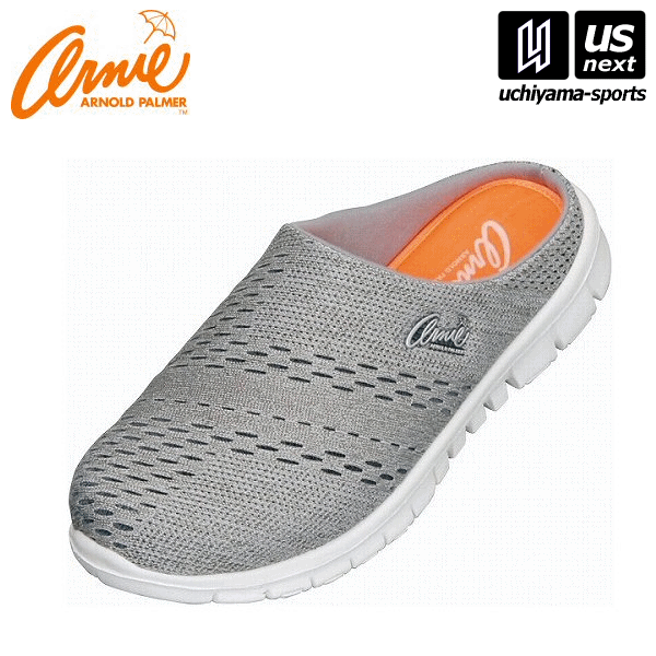 アーニーアーノルドパーマー AN0904 レディース サボ サンダル スライダー グレー（6）【メール便不可..