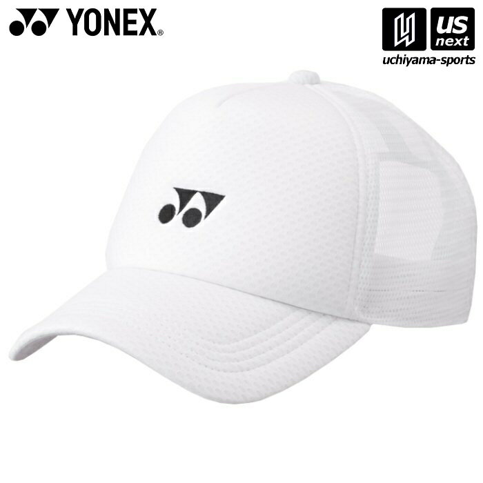 ヨネックス【 YONEX 】 40107 UNI メッシュキャップ 011 ホワイト 帽子 キャップ 【メール便不可】[取..