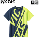 ヴィクタス 【 VICTAS 】 卓球 ウエア ブロック ロゴ ティー BLOCK LOGO TEE 2024年継続モデル 【 632102 半袖 Tシャツ プラクティスシャツ 練習着 トレーニングウエア 卓球Tシャツ メンズ レ…