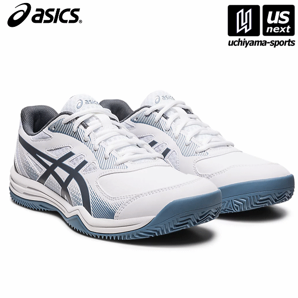 アシックス【 ASICS 】テニスシューズ コートスライド 3 CLAY/OC オムニ・クレーコート用 2023年春夏モデル【 1041A389 砂入り人工芝 COURT SLIDE 標準 部活 シューズ 初心者 入門 ホワイト 白 】【あす楽対応 365日出荷】【メール便不可】[物流]