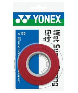 ヨネックス【YONEX】グリップテープ ウェットスーパーストロンググリップ 2020年継続モデル【AC135 テニス・バドミントン用 3本入り】【メール便不可】[取り寄せ][自社]