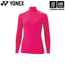 ヨネックス【YONEX】STBF1515 テニス・バドミントン レディース ハイネック長袖シャツ ブライトピンク 2024年継続モデル【メール便不可】[取り寄せ...
