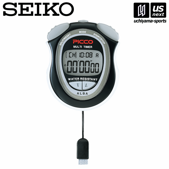 セイコー アルバピコ マルチタイマー【ADME001 ブラック BLK ストップウォッチ ストップウオッチ】【メ..