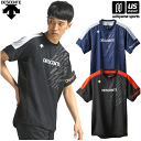 デサント【DESCENTE】メンズ バレーボール 半袖ピステ 2023年春夏限定モデル【DVUVJK30 練習 トレーニング プラクティスシャツ プラシャツ ピステ バレーシャツ】【あす楽対応 365日出荷】【メール便はあす楽対応不可】[M便 1/1][物流]