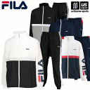 フィラ【 FILA 】 メンズ ウインドジャケット＆ウインドパンツ 上下セット【 FM6608 FM6609 ウインドブレーカー ウィンドブレーカー 上下組 】【あす楽対応 365日出荷】【メール便不可】 物流