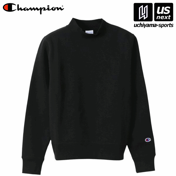 （送料無料）チャンピオン【 CHAMPION 】 CW-U027 レディース MOCKNECKSWEATSHIRT ブラック 2021〜22年..