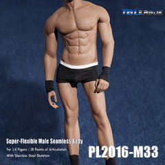 TBLeaguePL2016-M33 male super flexible seamless body with metal skeleton TB꡼ 1/6 쥹ܥǥʥإåɤʤ ǥåͷ