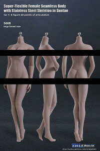 【TBLeague】femaleseamlessbodySUNTANseriesnotheadS02AS06BS09CS12DTBリーグ1/6スケールシームレス女性ボディサンタン(ヘッドなし)
