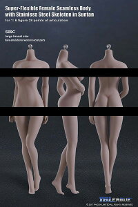 【TBLeague】femaleseamlessbodySUNTANseriesnotheadS02AS06BS09CS12DTBリーグ1/6スケールシームレス女性ボディサンタン(ヘッドなし)