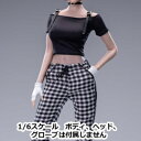 3S007 1/6 Plaid Pants Set 女性用チェック柄パンツ セット 1/6スケール 女性ドール用コスチューム