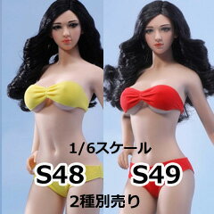 【TBLeague】1/6 scale female seamless bodies with Head Sculpt PHMB2022-S48 pale S49 suntan TBリーグ 1/6スケール シームレス女性ボディ 女性ヘッド&スタンド付属 デッサン人形