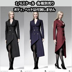 【POPtoys】X38 1/6 2023 Spring New Women’s coat 女性コート＆ストッキング＆ハイヒール セット 1/6スケール 女性フィギュア・ドール用コスチューム