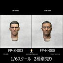 【Facepoolfigure】FP-S-003 / FP-H-008 Male HeadSculpt Caucasian/Asian 1/6スケール 男性ヘッド