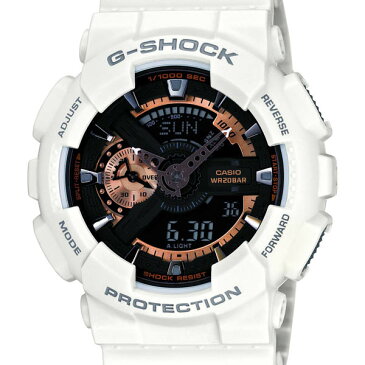 GA-110RG-7AJF　CASIO　カシオ G-SHOCK 白 ホワイト ローズゴールド シリーズ ジーショック gshock Gショック メンズ腕時計 アナデジ 送料無料 プレゼント アスレジャー 父の日 ギフト