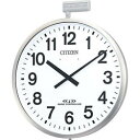 全世界送料無料/4MY611-N19ポールウェーブSF CITIZEN シチズン 電波掛時計(屋外用・ポール時計) 掛け時計 プレゼント フォーマル ブランド