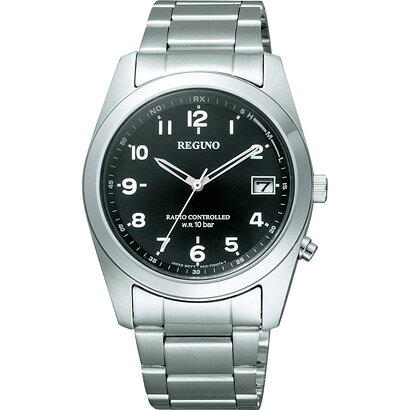 RS25-0481H CITIZEN/REGUNO/ソーラーテック電波時計/スタンダード メンズ腕時計 送...