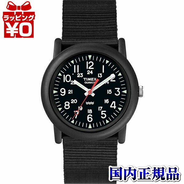 【2,000円OFFクーポン＋店舗内3点で10倍、2点でも5倍】T18581 TIMEX タイメックス 国内正規品 ブラック キャンパー メンズ腕時計 プレゼント ブランド