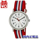 【10％OFFクーポン利用で】T2N746 TIMEX タイメックス 国内正規品 ウィークエンダー ストライプ レッドホワイトブルー メンズ腕時計 プレゼント ブランド