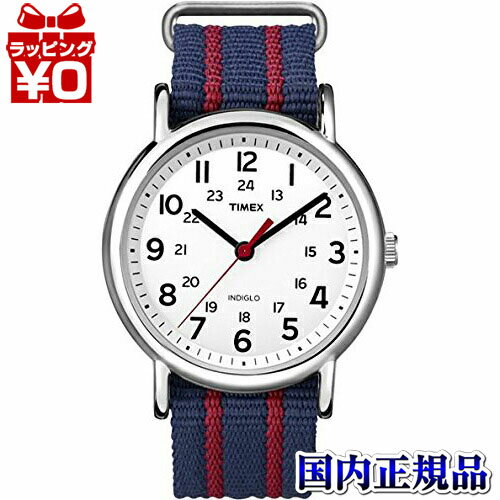 タイメックス 腕時計（メンズ） 【10％OFFクーポン利用で】T2N747 TIMEX タイメックス 国内正規品 ウィークエンダー ストライプ ネイビーレッド メンズ腕時計 プレゼント ブランド