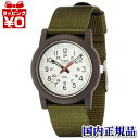 【10%OFFクーポン利用で】TW2P59800 TIMEX タイメックス 国内正規品 JPN Camper カーキ アイボリー メンズ腕時計 プレゼント ブラ...