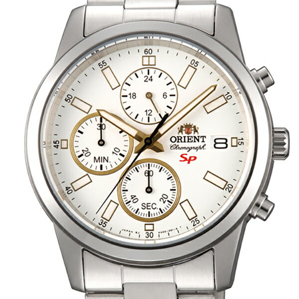 オリエント 腕時計（メンズ） SKU00001W0 EPSON エプソン ORIENT オリエント 海外 逆輸入 メタルバンド 白文字盤 メンズ 腕時計 ブランド