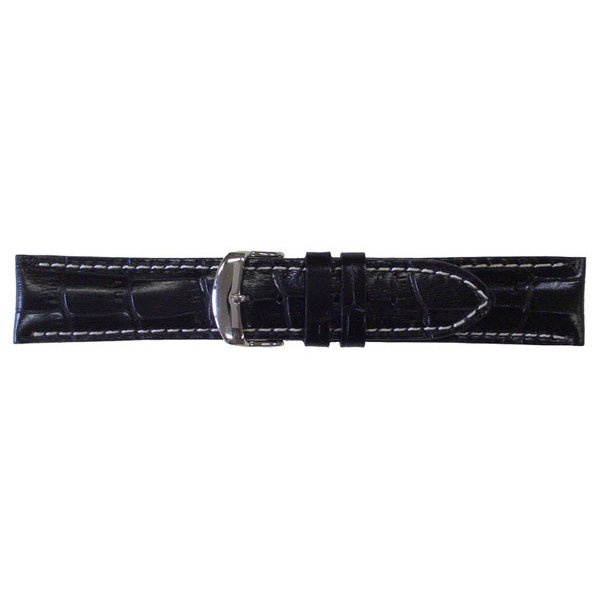 BKE011AU BAMBI LEATHER バンビ レザー 黒 ブラック 腕時計用 革バンド 送料無料