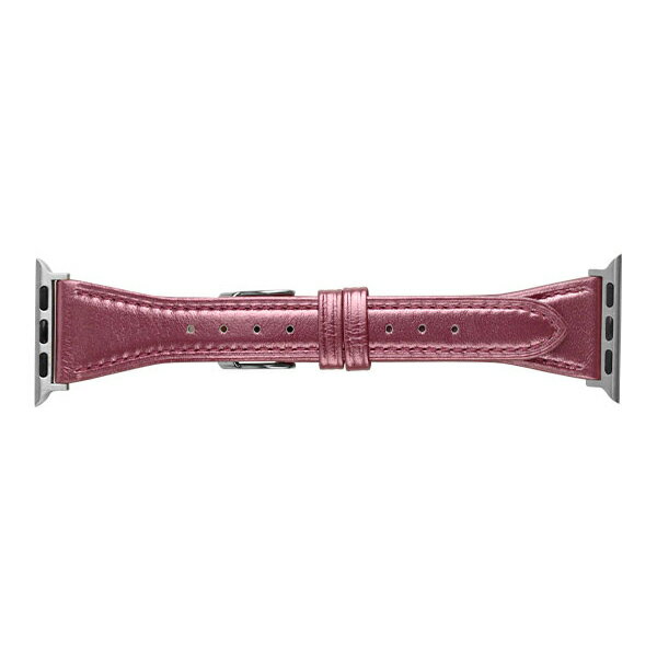 【2,000円OFFクーポン+店舗内3点で10倍、2点でも5倍】RWC029PU バンビ BAMBI for Apple Watch ピンク アップルウォッチ用 革バンド 送料無料
