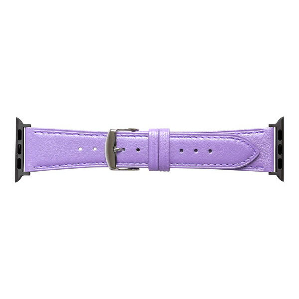 【2,000円OFFクーポン＋店舗内3点で10倍、2点でも5倍】RWC537VU バンビ BAMBI for Apple Watch 紫 パープル アップルウォッチ用 革バンド 送料無料