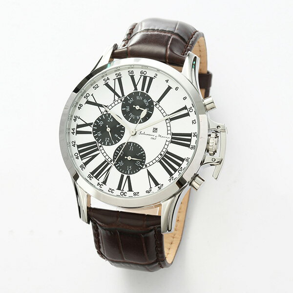 【2,000円OFFクーポン＋店舗内3点で10倍、2点でも5倍】SM23101-SSWH Salvatore Marra サルバトーレマーラ メンズ 腕時計 国内正規品 送料無料