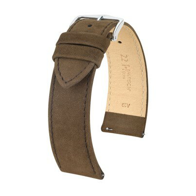 【2,000円OFFクーポン+店舗内3点で10倍、2点でも5倍】03433010-2-20 HIRSCH ヒルシュ Osiris Nubuck オシリス ヌバック 革バンド 腕時計用 交換用ベルト 簡単に取付可能 国内正規品 送料無料