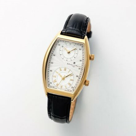 【2,000円OFFクーポン利用で】SM23107-GDWH/BK Salvatore Marra サルバトーレマーラ ユニセックス 男女兼用腕時計 国内正規品 送料無料