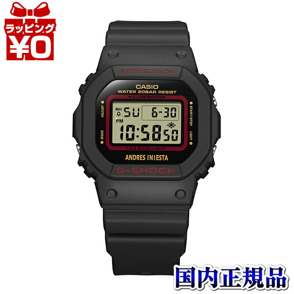 【10％OFFクーポン利用で】DW-5600AI-1JR G-SHOCK Gショック CASIO カシオ ジーショック アンドレス・イニエスタ メンズ 腕時計 国内正規品 送料無料