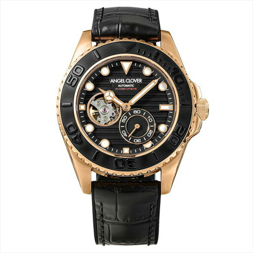 【2,000円OFFクーポン+店舗内3点で10倍、2点でも5倍】SCA44PBK-BK Angel Clover エンジェルクローバー シークルーズ 自動巻き メンズ 腕時計 国内正規品 送料無料