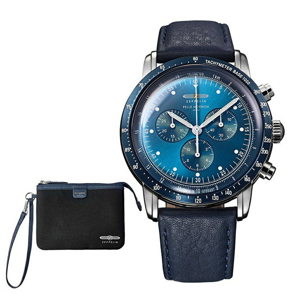 8892-6 ZEPPELIN ツェッペリン 300本限定　PELLE MORBIDA製トラベルポーチ付属 メンズ 腕時計 国内正規品 送料無料
