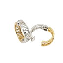(e246036)イヤリング バーシブル K18/K14WG ノンホールピアス イヤリング イヤーカフ イヤークリップ 18k 14ホワイトゴールド レディース