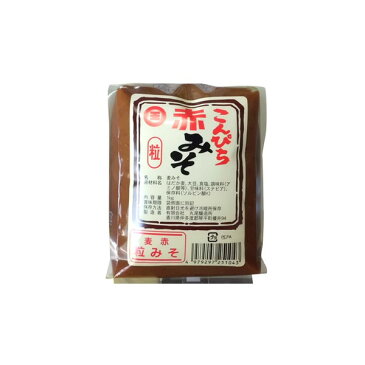丸尾醸造所 こんぴら味噌 麦赤粒 赤 粒みそ 1kg 袋