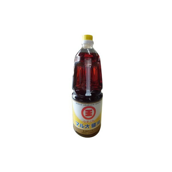 丸島醤油 純正醤油（淡口）ペットボトル入 1L(1000ml) 6本セット マルシマ