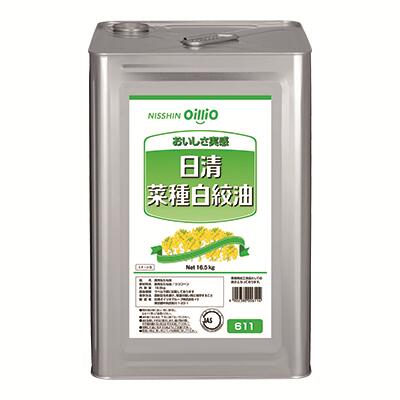 色拉油 - 【2026/5/1～+120円値上げ予定】日清オイリオ 日清 菜種白絞油 16.5kg・一斗缶