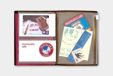 【トラベラーズノート】デザインフィルジッパーケース 004004 Zipper Case 14316-006【パスポートサイズ】