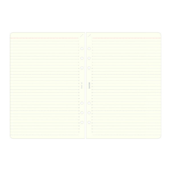 デザインフィル　PLOTTER システム手帳 A5サイズ リフィル 6mm Ruled No005メモパッド 6mm罫線80枚