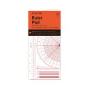 デザインフィル PLOTTER システム手帳 ナローサイズ リフィル Ruler Pad No009アクセサリーツール スケール下敷