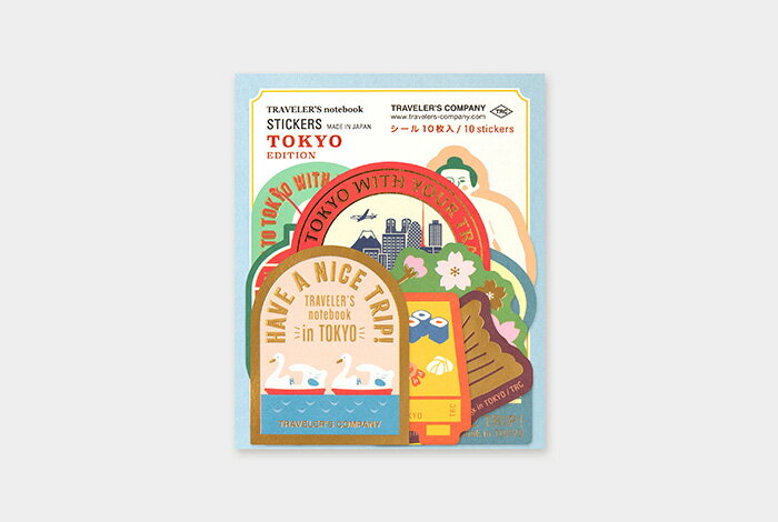 【トラベラーズノート TOKYO EDITION】トラベラーズノートSTICKER SET TOKYOステッカーセット TOKYO84807-006 84807006【数量限定】のサムネイル