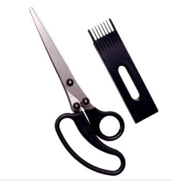 サンスター文具7連刃シュレッダーはさみ200mm ブラックS3711455シュレッダー はさみ【個人情報を守るシュレッダーはさみ】