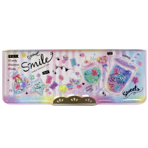 【新入学にオススメ】CFヨコピタ ホログラムスイーツスマイルS1313487筆箱　筆入れ【数量限定】