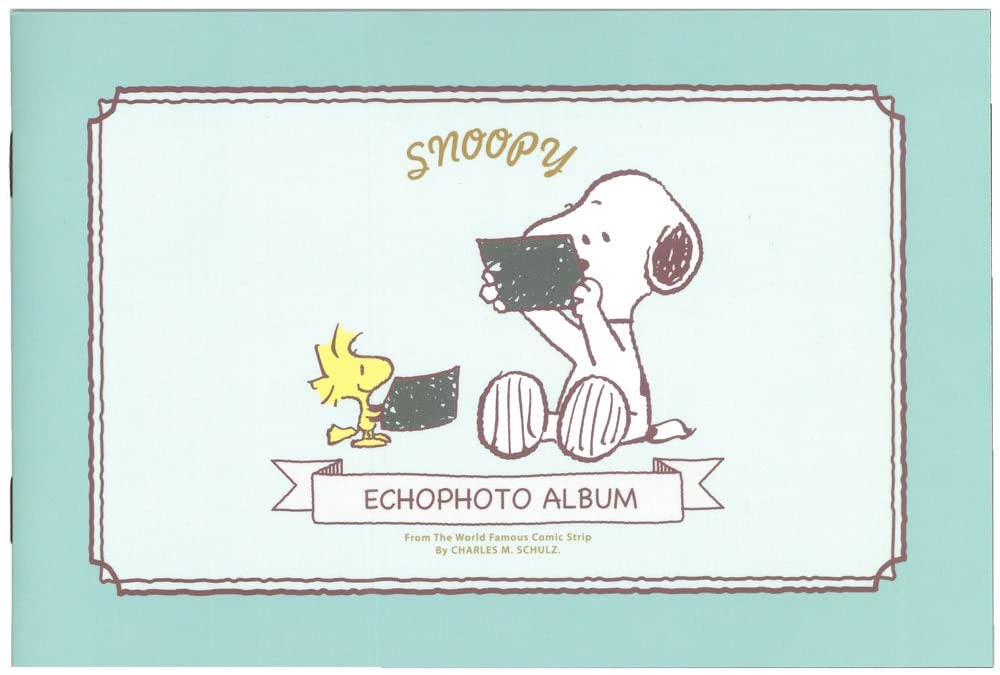 【エコー写真の収納に】サンスター文具エコー写真アルバムスヌーピー0071230A【母子手帳ケースに入ります】