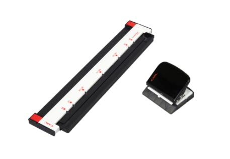 カール穴あけパンチゲージパンチルーズリーフが作れるパンチA4／30穴　B5／26穴対応のサムネイル